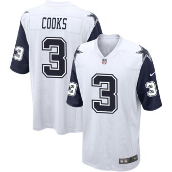 Brandin Cooks Men's Nike White Dallas Cowboys Alternate Custom Game Jersey