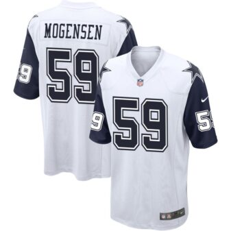 Brock Mogensen Men's Nike White Dallas Cowboys Alternate Custom Game Jersey