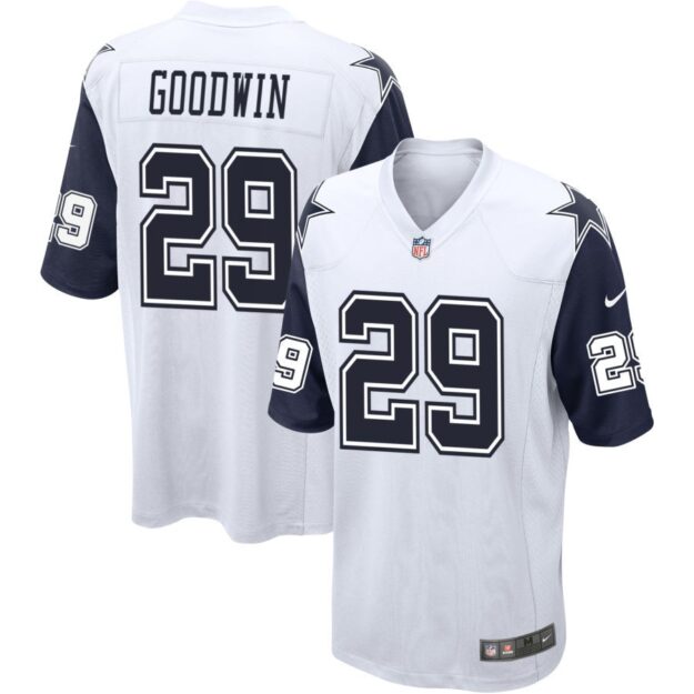 C.J. Goodwin Men's Nike White Dallas Cowboys Alternate Custom Game Jersey