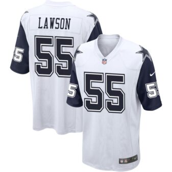 Carl Lawson Men's Nike White Dallas Cowboys Alternate Custom Game Jersey