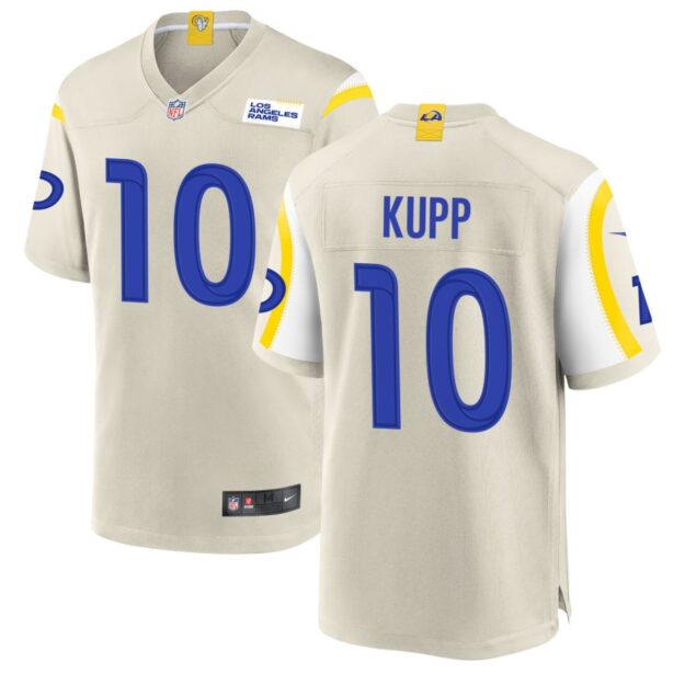 Cooper Kupp Men's Nike Los Angeles Rams Bone Custom Game Jersey