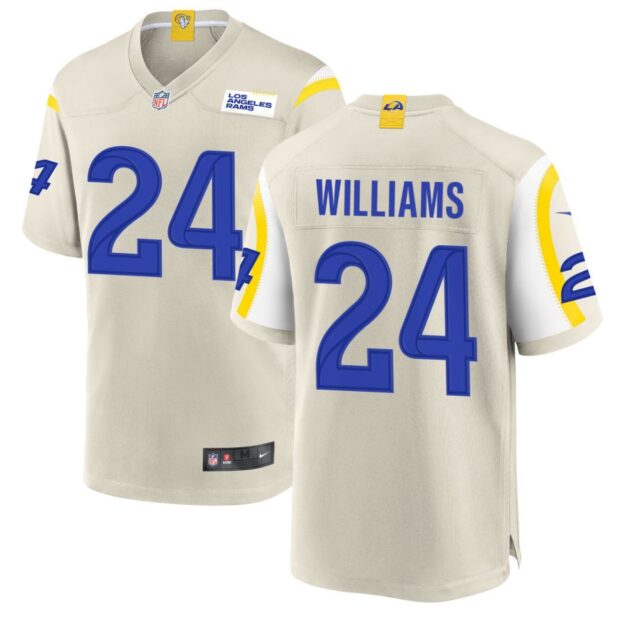 Darious Williams Men's Nike Los Angeles Rams Bone Custom Game Jersey