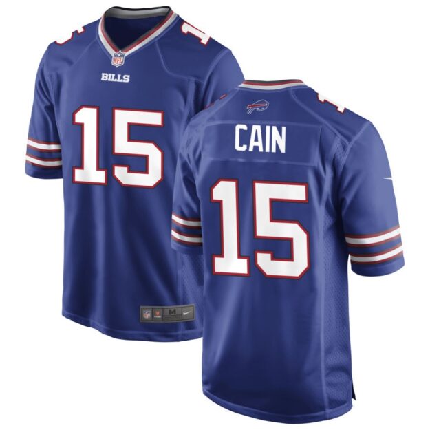 Deon Cain Men's Nike Royal Buffalo Bills Custom Game Jersey