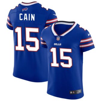 Deon Cain Men's Nike Royal Buffalo Bills Vapor Elite Custom Jersey