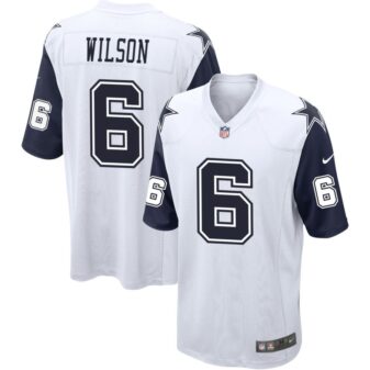 Donovan Wilson Men's Nike White Dallas Cowboys Alternate Custom Game Jersey