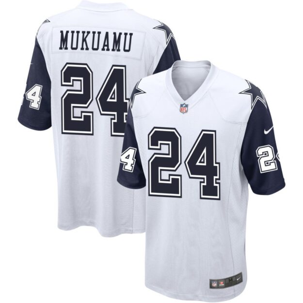 Israel Mukuamu Men's Nike White Dallas Cowboys Alternate Custom Game Jersey