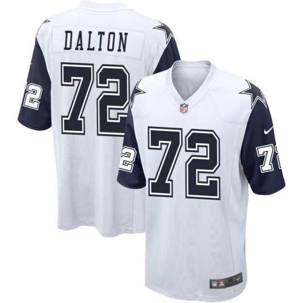 Jalen Dalton Men's Nike White Dallas Cowboys Alternate Custom Game Jersey