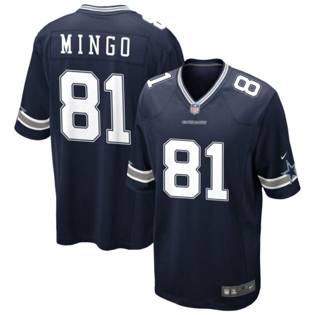 Jonathan Mingo Men's Nike Navy Dallas Cowboys Custom Game Jersey