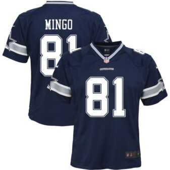 Jonathan Mingo Youth Nike Navy Dallas Cowboys Custom Game Jersey