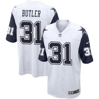 Josh Butler Men's Nike White Dallas Cowboys Alternate Custom Game Jersey