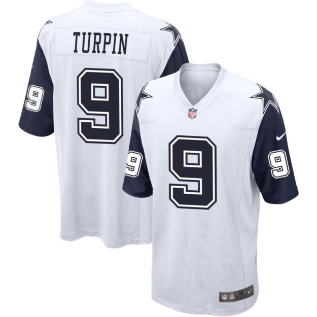 KaVontae Turpin Men's Nike White Dallas Cowboys Alternate Custom Game Jersey