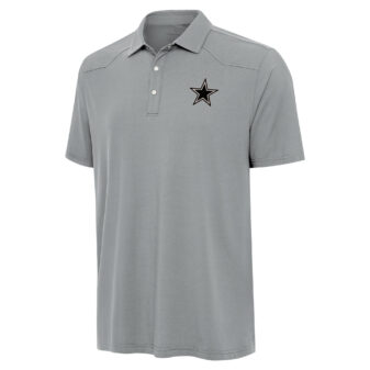 Men's Antigua Gray Dallas Cowboys Western Polo