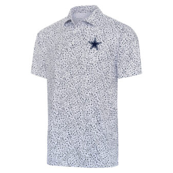 Men's Antigua White Dallas Cowboys Motion Polo