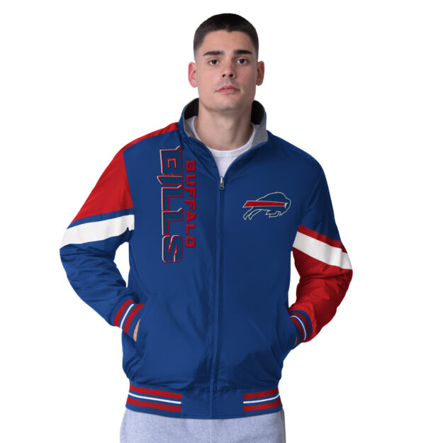 Men's G-III Extreme Royal Buffalo Bills Strong Arm Reversible Full-Zip Jacket