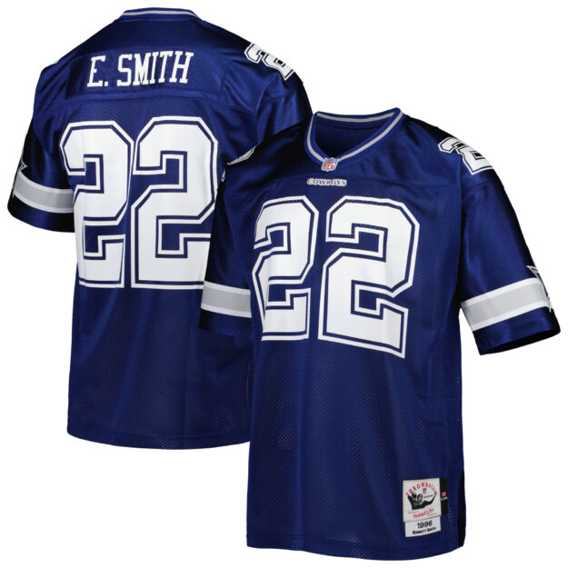 Men's Mitchell & Ness Emmitt Smith Navy Dallas Cowboys 1996 Authentic Throwback Retired Player Jersey