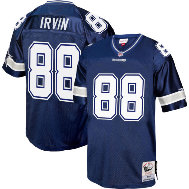 Men's Mitchell & Ness Michael Irvin Navy Dallas Cowboys Legacy Replica Jersey