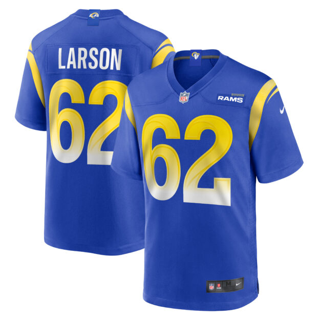 Men's Nike Blake Larson Royal Los Angeles Rams Game Jersey