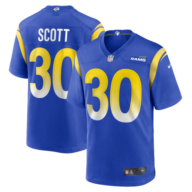 Men's Nike Boston Scott Royal Los Angeles Rams Game Jersey