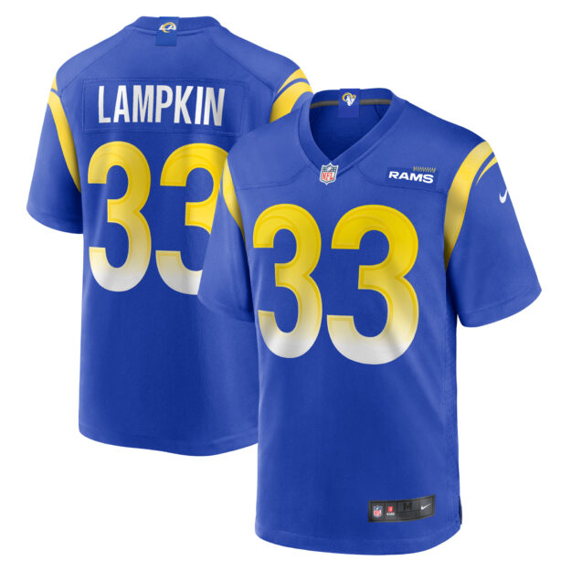 Men's Nike Cam Lampkin Royal Los Angeles Rams Game Jersey