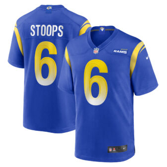 Men's Nike Drake Stoops Royal Los Angeles Rams Game Jersey