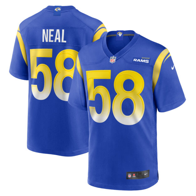 Men's Nike Eli Neal Royal Los Angeles Rams Game Jersey