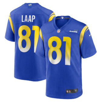 Men's Nike JJ Laap Royal Los Angeles Rams Game Jersey