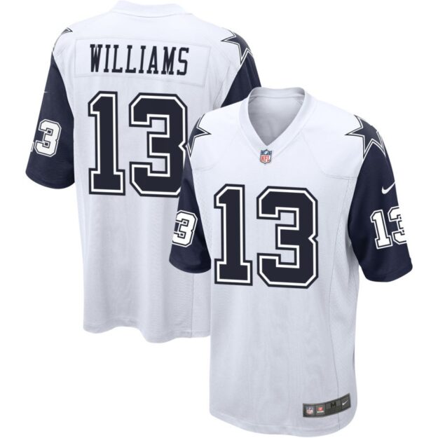 Seth Williams Men's Nike White Dallas Cowboys Alternate Custom Game Jersey