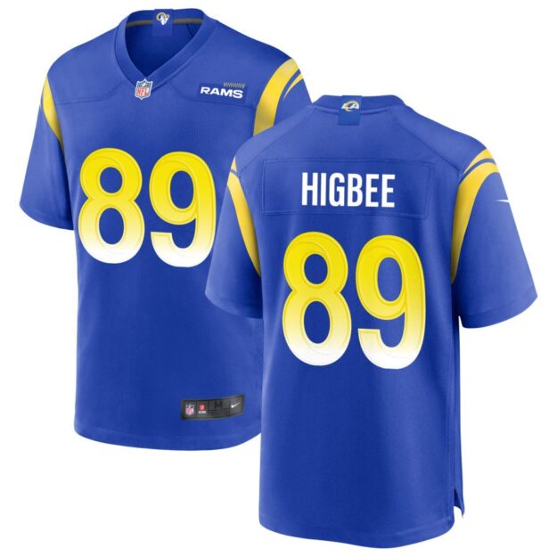 Tyler Higbee Men's Nike Royal Los Angeles Rams Custom Game Jersey