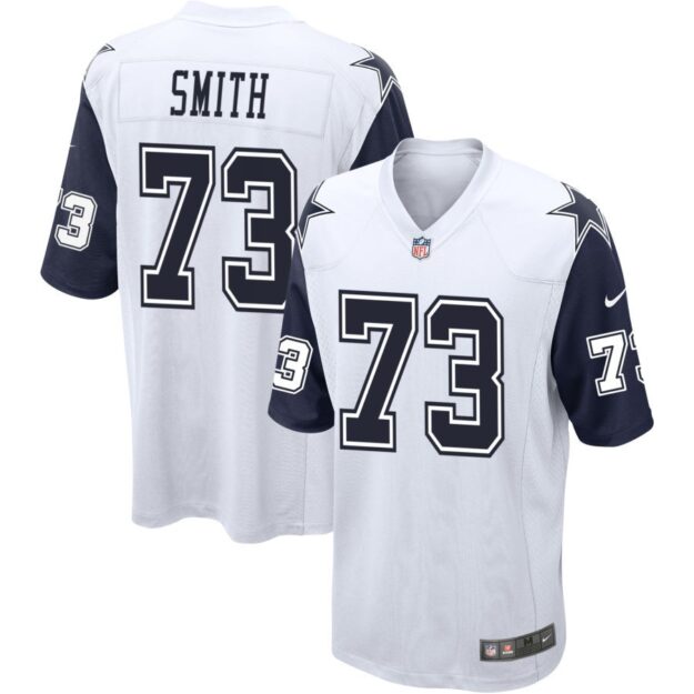 Tyler Smith Men's Nike White Dallas Cowboys Alternate Custom Game Jersey