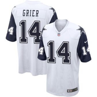 Will Grier Men's Nike White Dallas Cowboys Alternate Custom Game Jersey