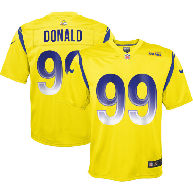 Youth Nike Aaron Donald Gold Los Angeles Rams Inverted Game Jersey