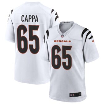 Alex Cappa Men's Nike White Cincinnati Bengals Game Custom Jersey