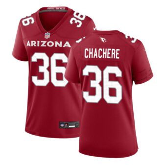 Andre Chachere Women's Nike Cardinal Arizona Cardinals Custom Game Jersey