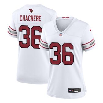 Andre Chachere Women's Nike White Arizona Cardinals Custom Game Jersey