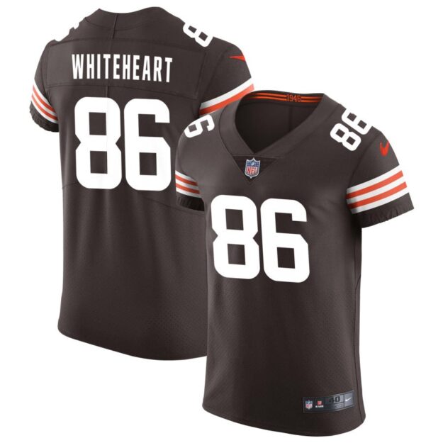 Blake Whiteheart Men's Nike Brown Cleveland Browns Vapor Elite Custom Jersey