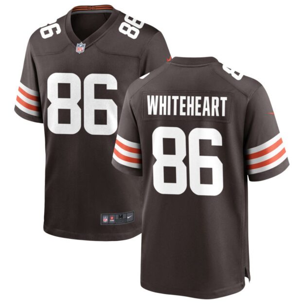 Blake Whiteheart Men's Nike Cleveland Browns Brown Custom Game Jersey