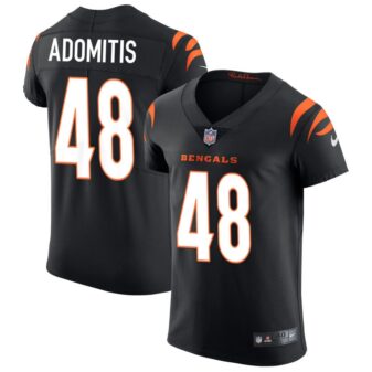 Cal Adomitis Men's Nike Black Cincinnati Bengals Vapor Elite Custom Jersey