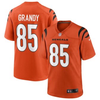 Cam Grandy Men's Nike Orange Cincinnati Bengals Alternate Game Custom Jersey