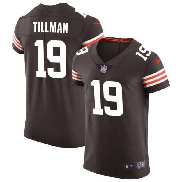 Cedric Tillman Men's Nike Brown Cleveland Browns Vapor Elite Custom Jersey