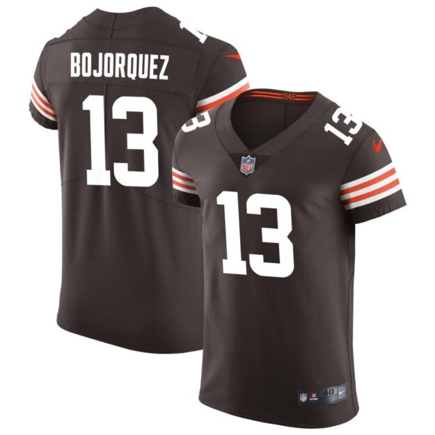 Corey Bojorquez Men's Nike Brown Cleveland Browns Vapor Elite Custom Jersey