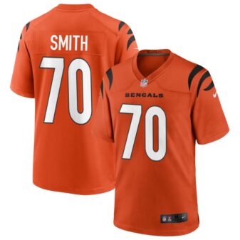 D'Ante Smith Men's Nike Orange Cincinnati Bengals Alternate Game Custom Jersey