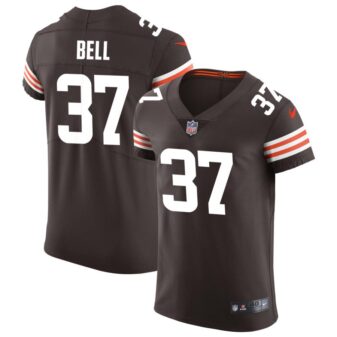 D'Anthony Bell Men's Nike Brown Cleveland Browns Vapor Elite Custom Jersey