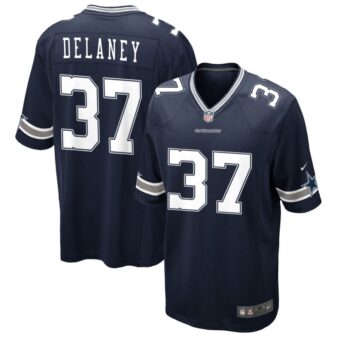 Dee Delaney Men's Nike Navy Dallas Cowboys Custom Game Jersey