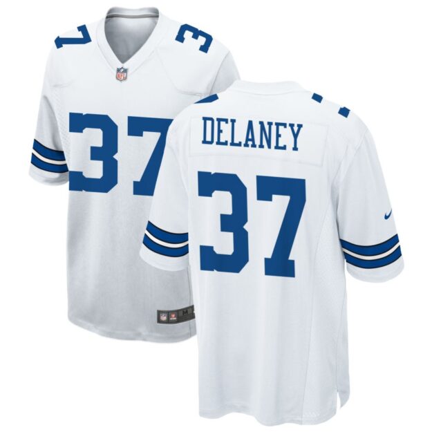 Dee Delaney Men's Nike White Dallas Cowboys Custom Game Jersey