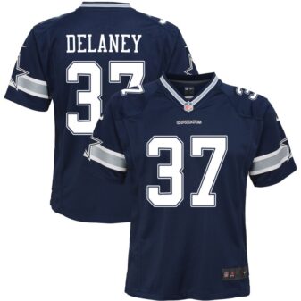 Dee Delaney Youth Nike Navy Dallas Cowboys Custom Game Jersey