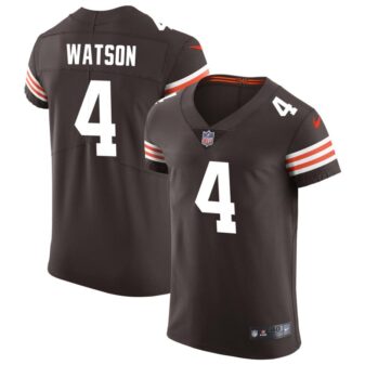 Deshaun Watson Men's Nike Brown Cleveland Browns Vapor Elite Custom Jersey