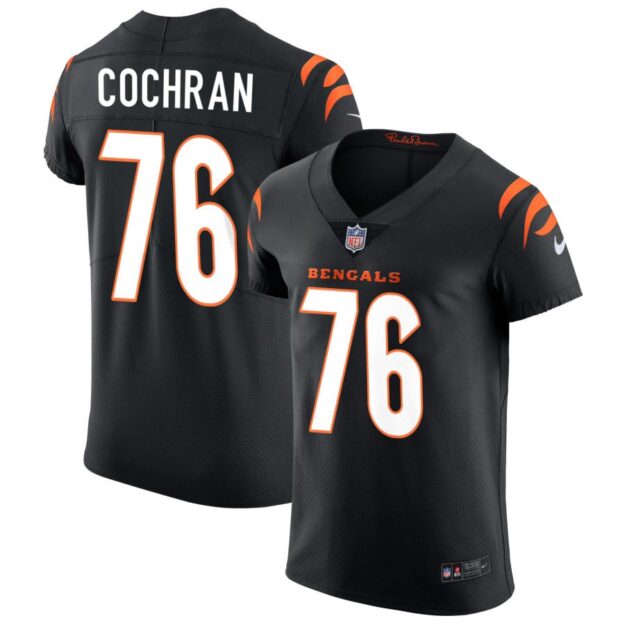 Devin Cochran Men's Nike Black Cincinnati Bengals Vapor Elite Custom Jersey