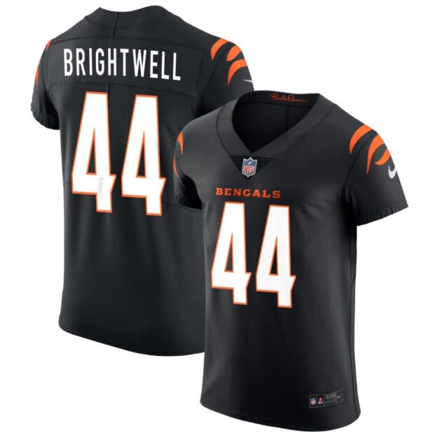 Gary Brightwell Men's Nike Black Cincinnati Bengals Vapor Elite Custom Jersey