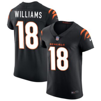 Isaiah Williams Men's Nike Black Cincinnati Bengals Vapor Elite Custom Jersey