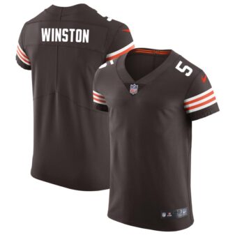 Jameis Winston Men's Nike Brown Cleveland Browns Vapor Elite Custom Jersey